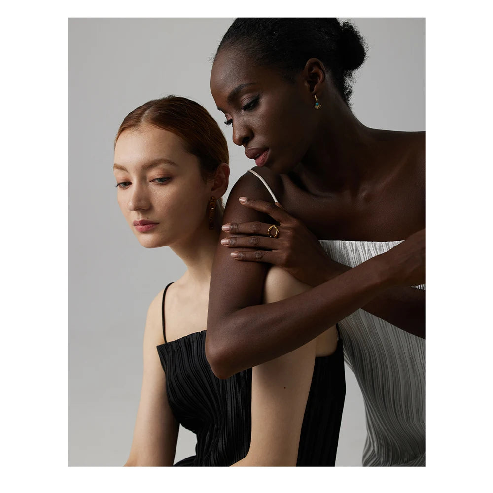 316L Open Ring 18K Gold PVD