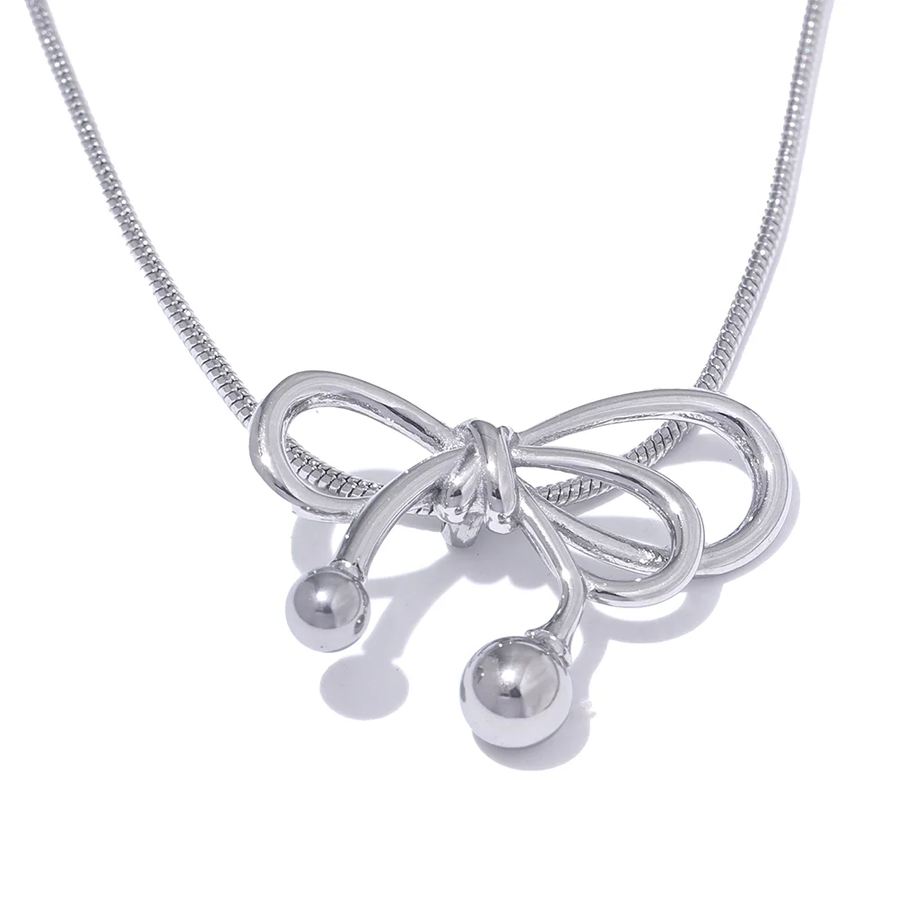 Bow-knot Pendant Necklace