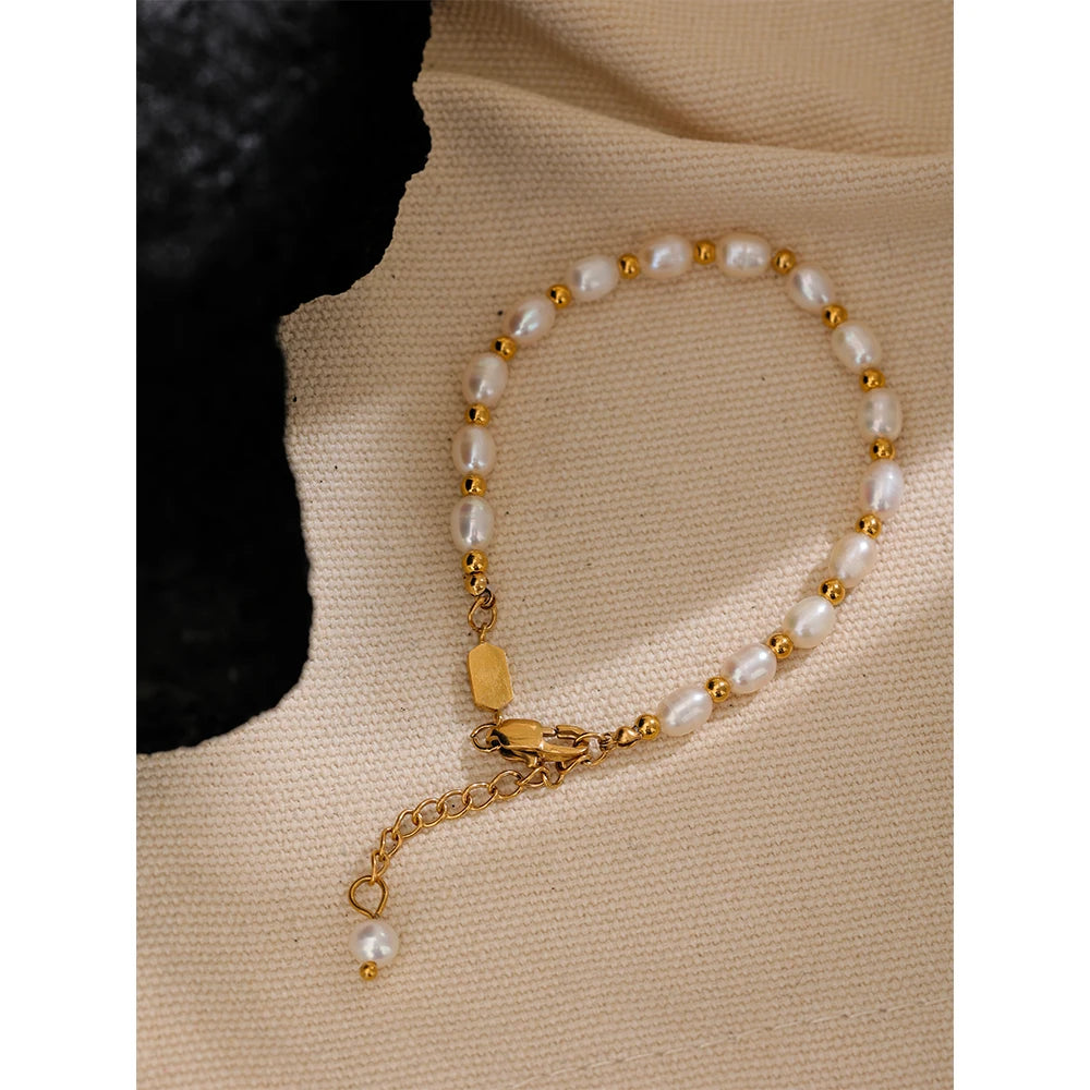 Freshwater Pearl Beaded Bracelet