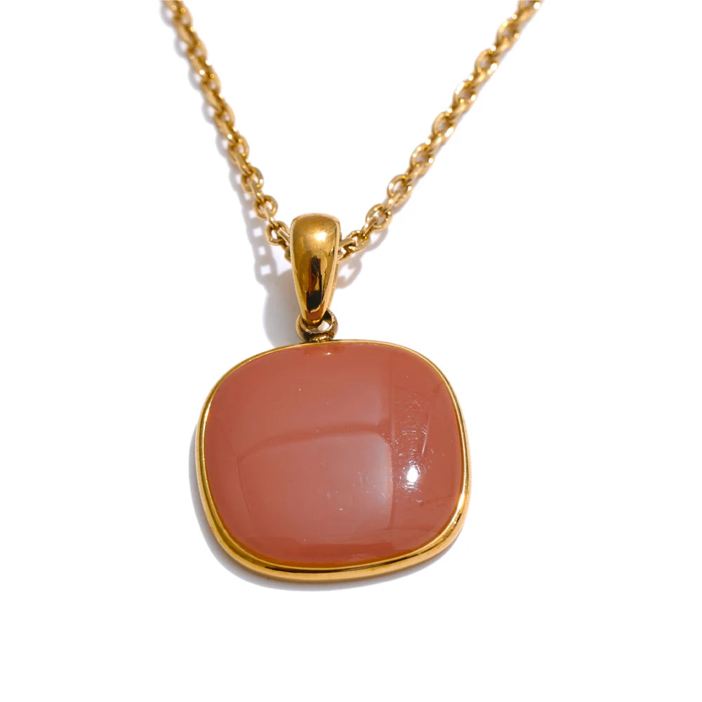 Candy Color Pendant Necklace