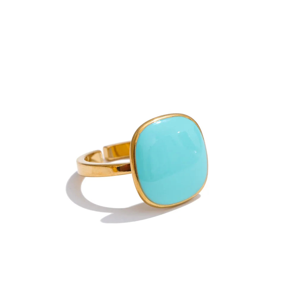 Candy Sweet Square Adjustable Ring