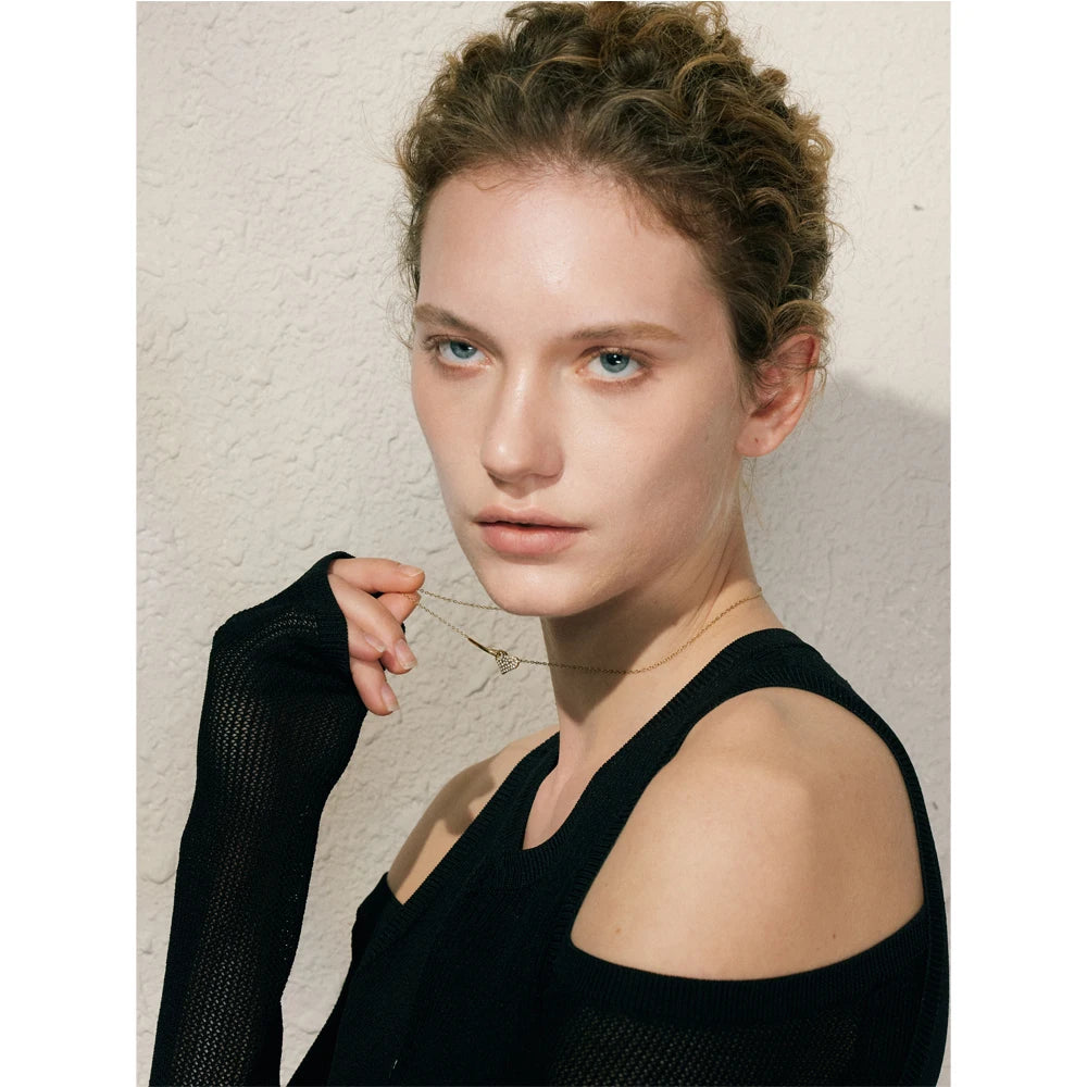 Cubic Zirconia Heart Necklace