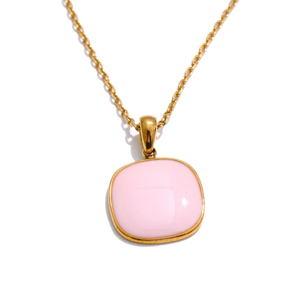Candy Color Pendant Necklace