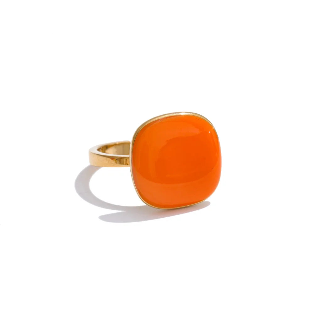 Candy Sweet Square Adjustable Ring