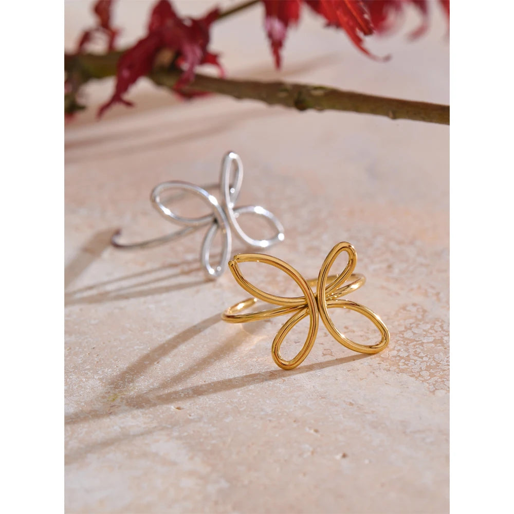 Flower Adjustable Ring