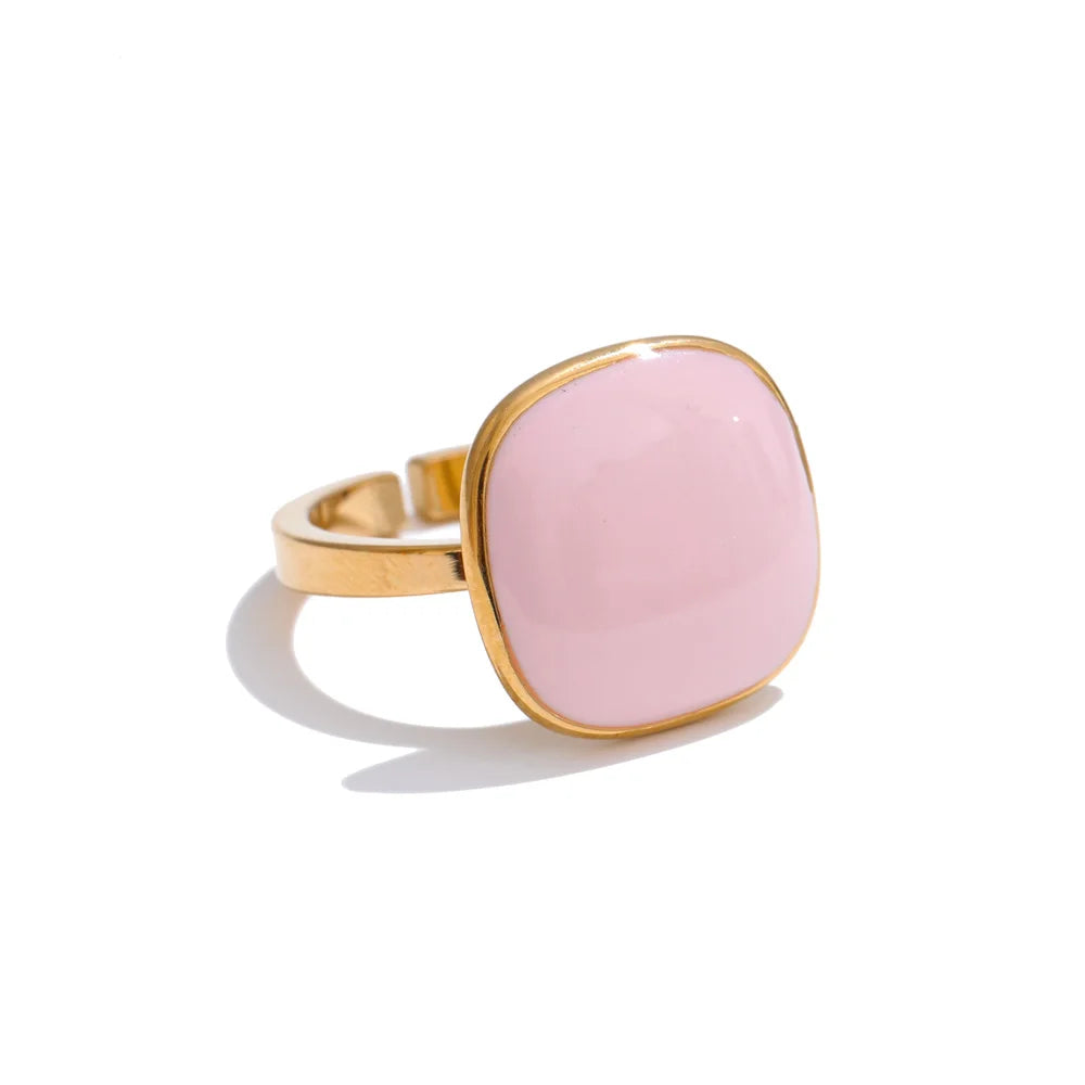 Candy Sweet Square Adjustable Ring