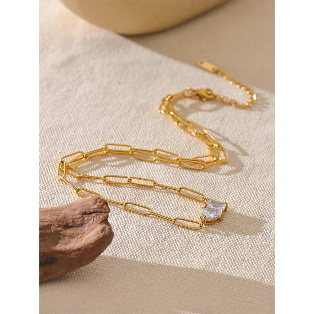 AAA Cubic Zirconia Pendant Necklace