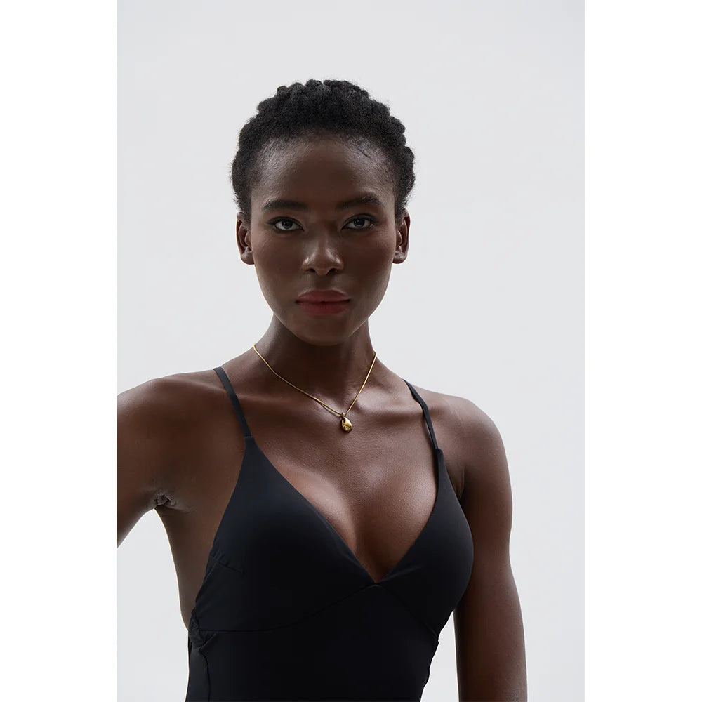 Geometric Drop Necklaces