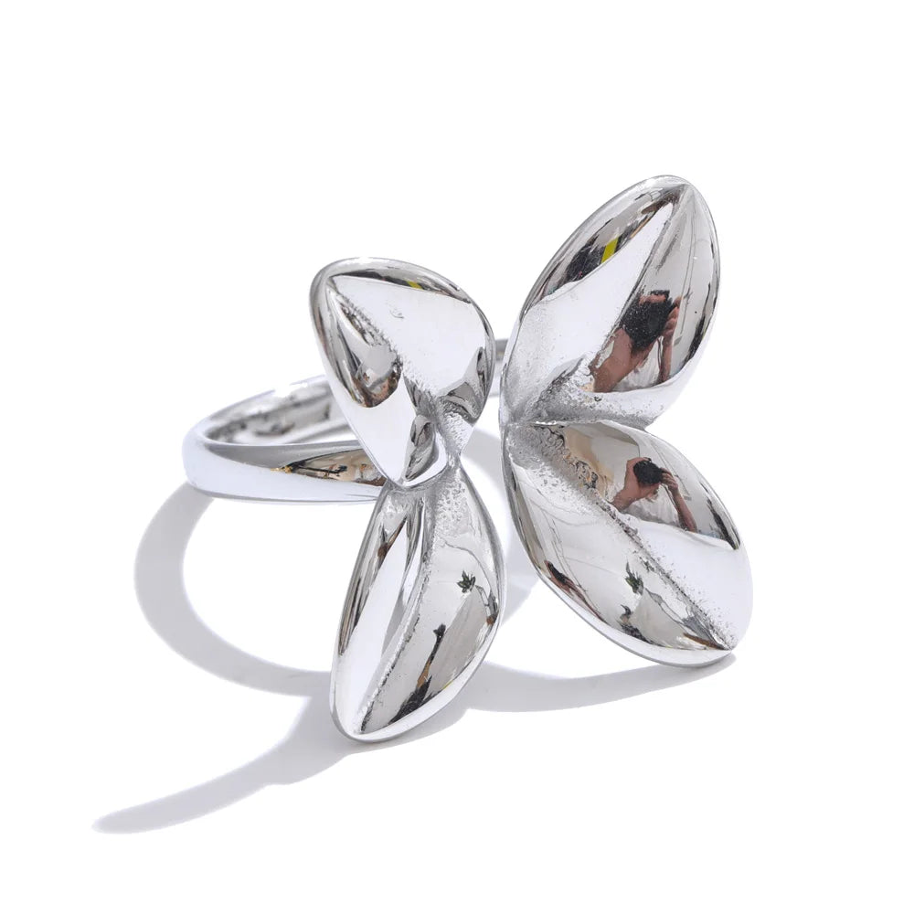 Flower Adjustable Ring